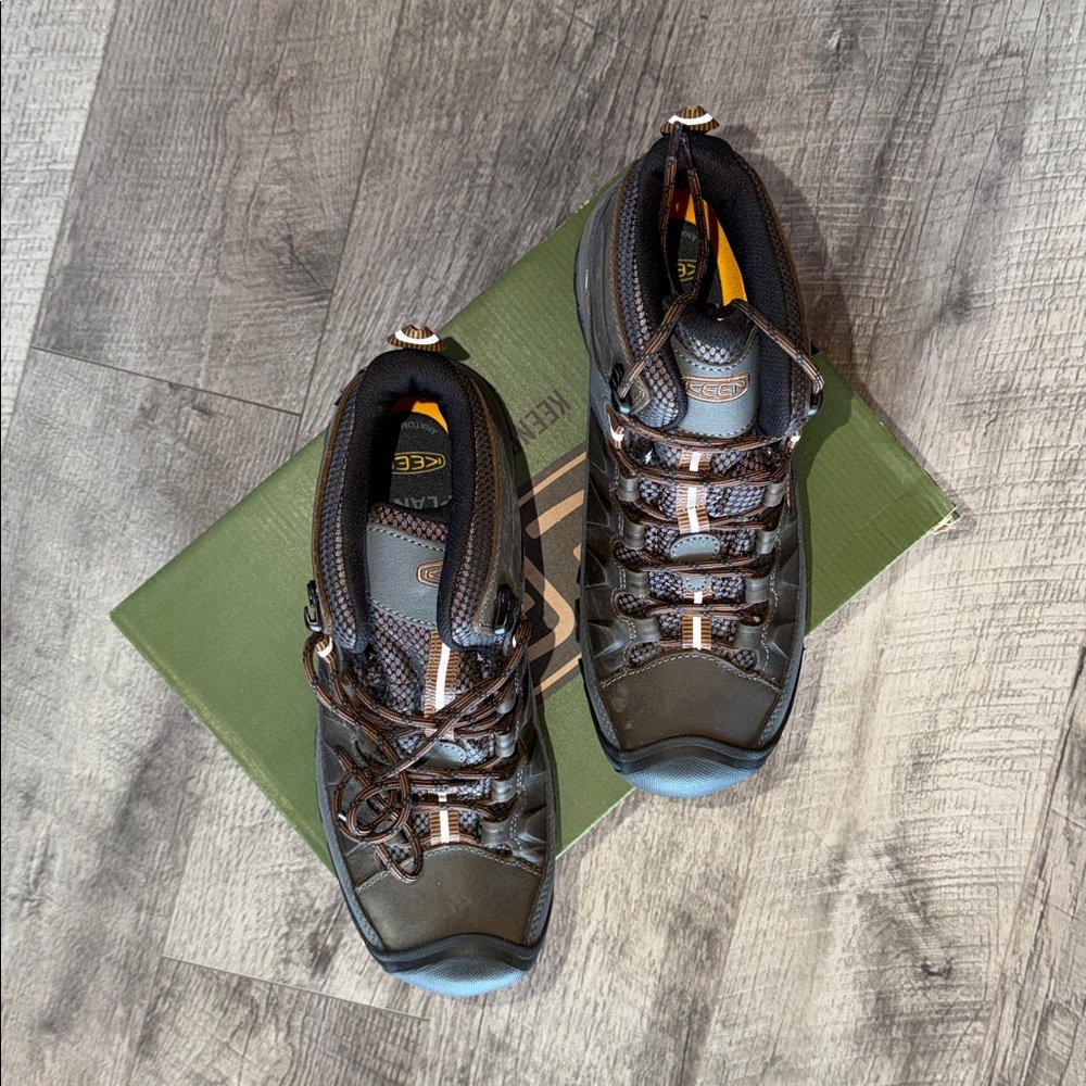 NWT KEEN black olive/golden brown men’s - Picture 4 of 7